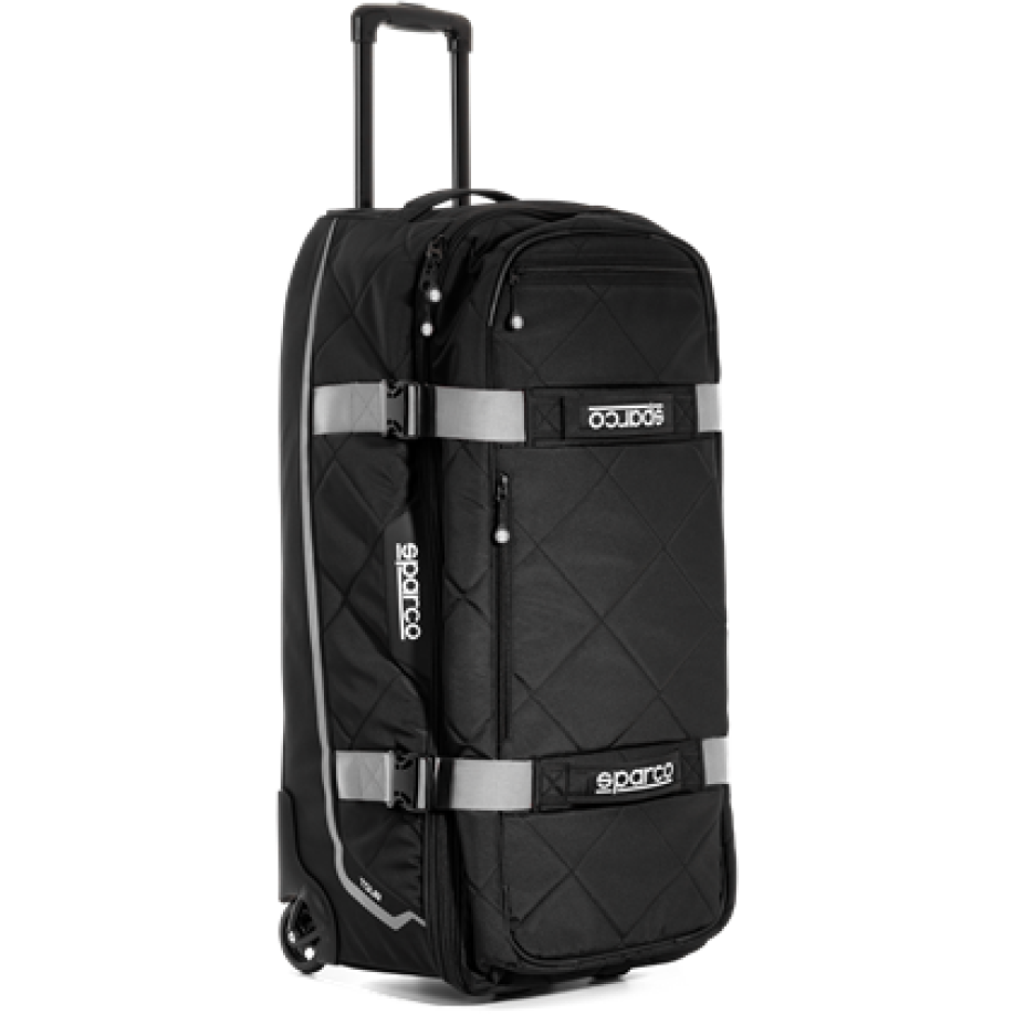 SPARCO 016437NRSI - SPA016437NRSI - Sparco Bag Tour BLK/SIL - Shipped in Europe - Tuningsupply.com