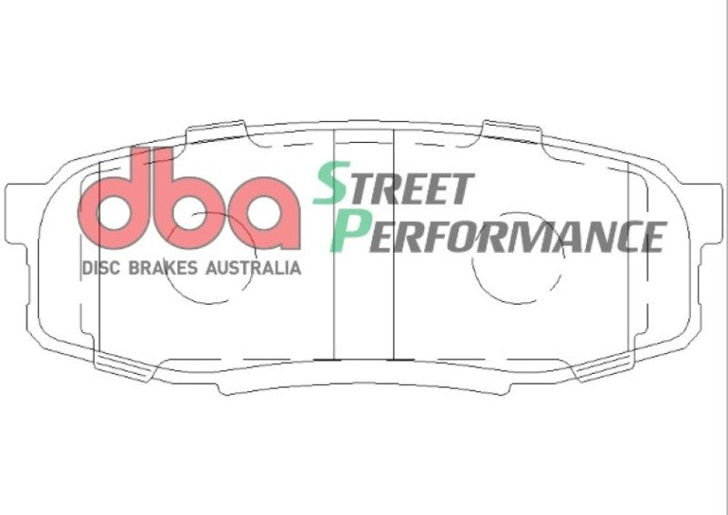 DBA DB1857SP - DBADB1857SP - DBA 08-19 Lexus LX570 SP Performance Rear Brake Pads - Shipped in Europe - Tuningsupply.com
