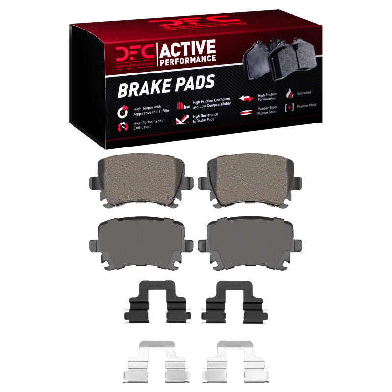 DFC 1115-1108-01 - DFC1115-1108-01 - DFC 00-18 Audi A6 (USA/Canada) Rear Active Performance Pads and Hardware Kit - Shipped in Europe - Tuningsupply.com