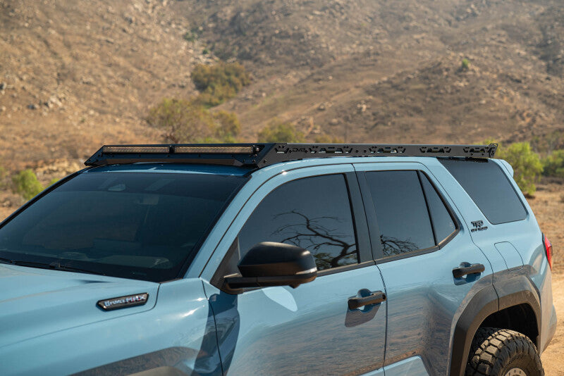 DV8 Offroad RRTF3-02L - DVERRTF3-02L - DV8 Offroad 25-26 Toyota 4Runner Roof Rack Light Cutout Fairing (Use w/ PN RRTF3-02) - Shipped in Europe - Tuningsupply.com