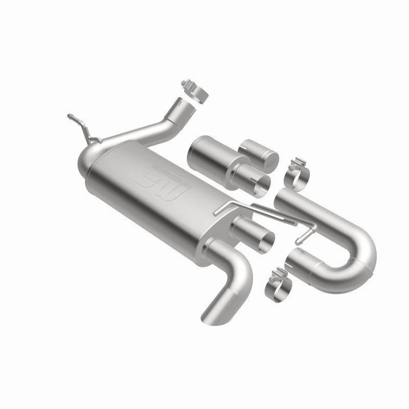 Magnaflow 19668 - MAG19668 - MagnaFlow 07-18 Jeep Wrangler JK Overland Series Axle-Back Exhaust System - Shipped in Europe - Tuningsupply.com