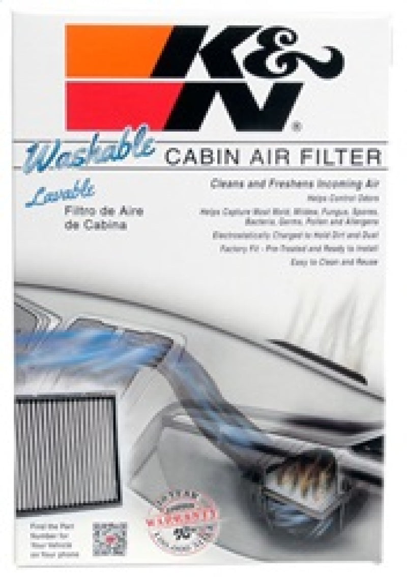 K&N Engineering VF1010 - KNNVF1010 - K&N 2011-2016 Jeep Wrangler 2.8/3.6L Cabin Air Filter - Shipped in Europe - Tuningsupply.com