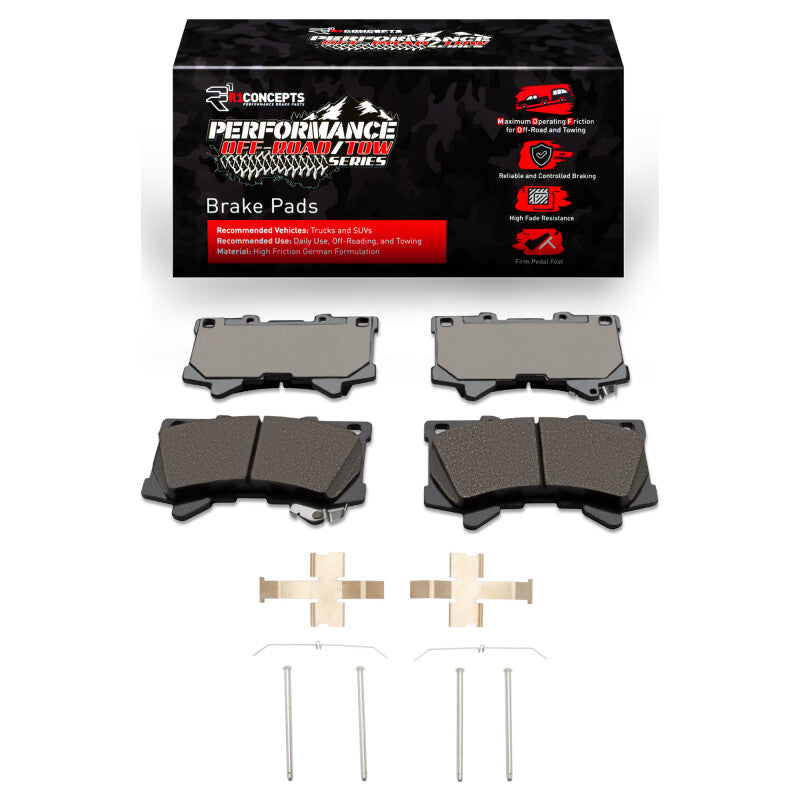 R1 Concepts 2400-2442-01 - RNC2400-2442-01 - R1 2022-2025 Lexus GX550 Front Performance Off-Road/Tow Brake Pads & Hardware Kit - Shipped in Europe - Tuningsupply.com