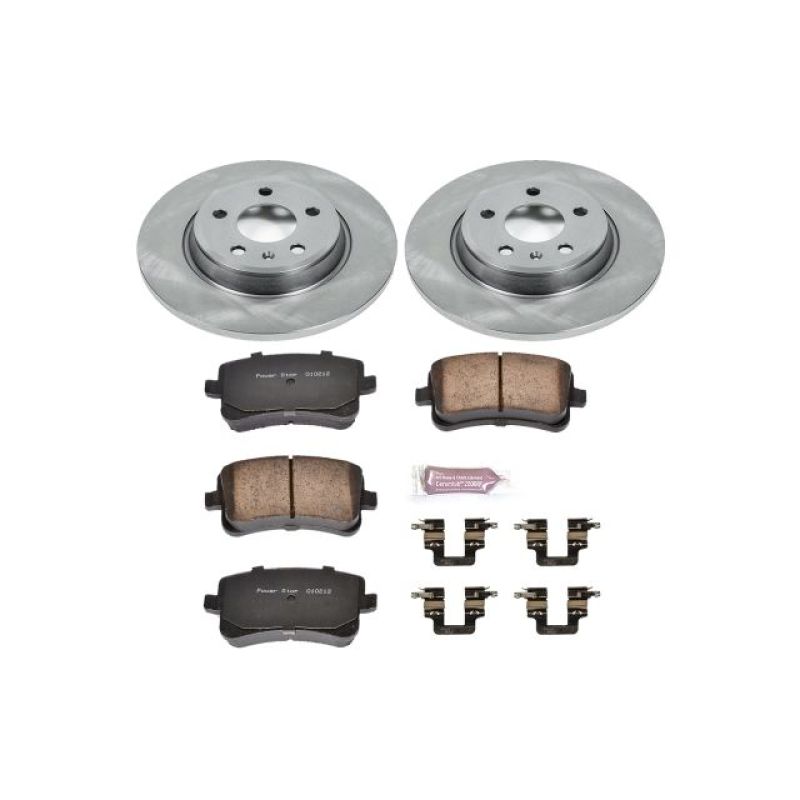 PowerStop KOE4745 - PSBKOE4745 - Power Stop 09-16 Audi A4 Rear Autospecialty Brake Kit - Shipped in Europe - Tuningsupply.com