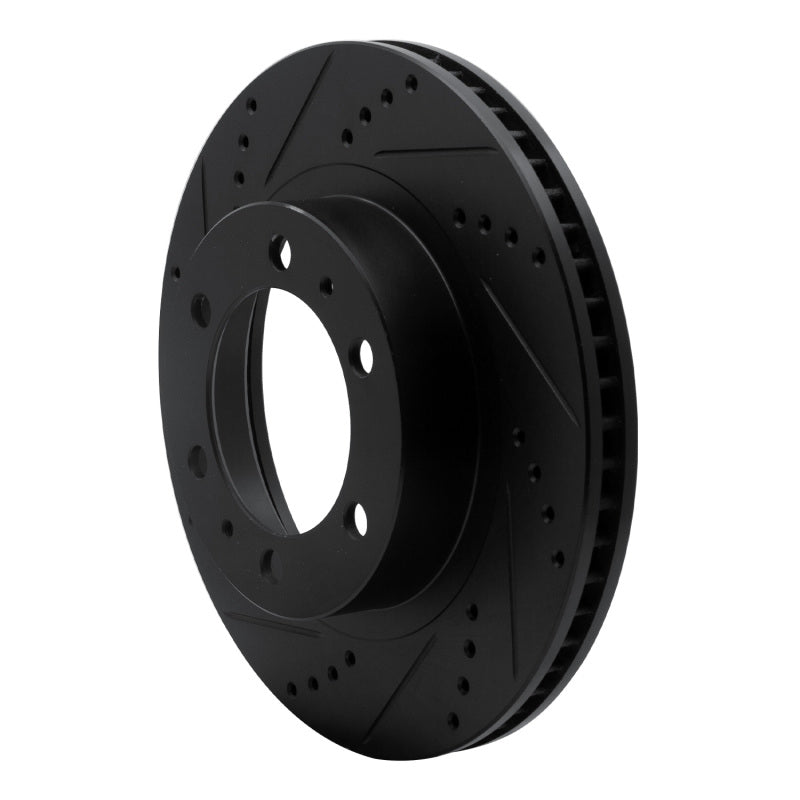 DFC 633-76128L - DFC633-76128L - DFC 03-23 Toyota 4Runner Front Left Drilled & Slotted Black Brake Rotor - Shipped in Europe - Tuningsupply.com