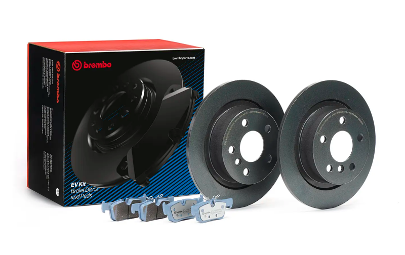 Brembo OE KT08012 - BREKT08012 - Brembo OE 16-21 BMW i3/18-21 i3s/2020 Mini Cooper EV Brake Kit - Rear - Shipped in Europe - Tuningsupply.com