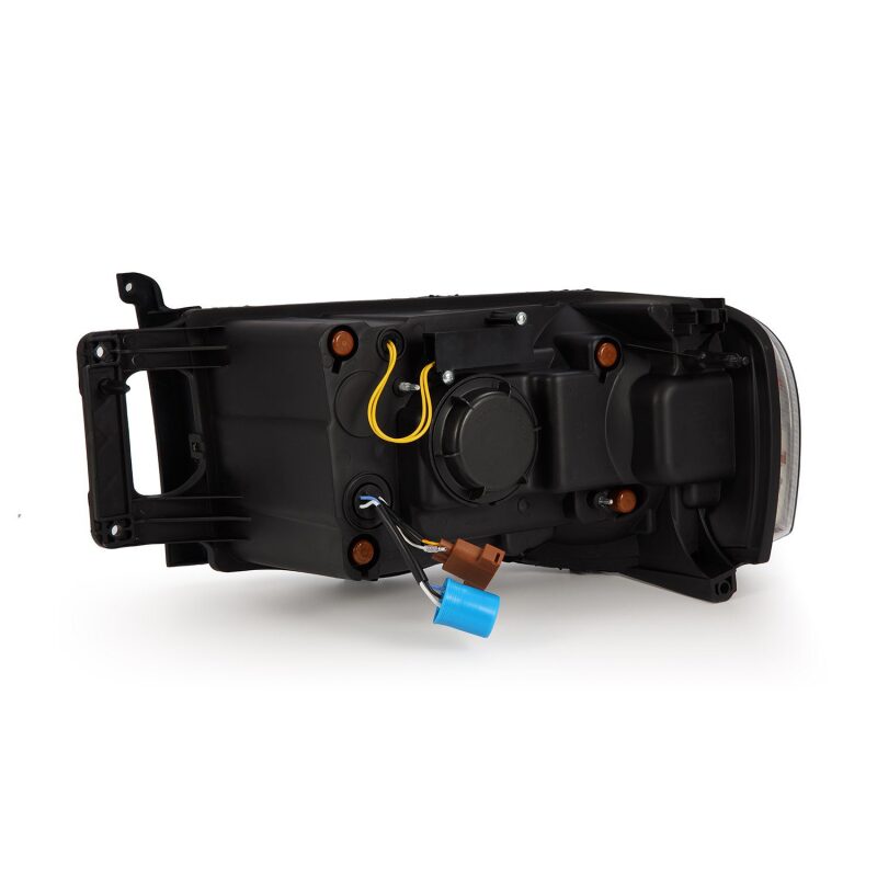 AlphaRex 880569 - ARX880569 - AlphaRex 02-05 Dodge Ram 1500 LUXX LED Proj Headlights Alpha Black w/Activ Light/Seq Signal - Shipped in Europe - Tuningsupply.com