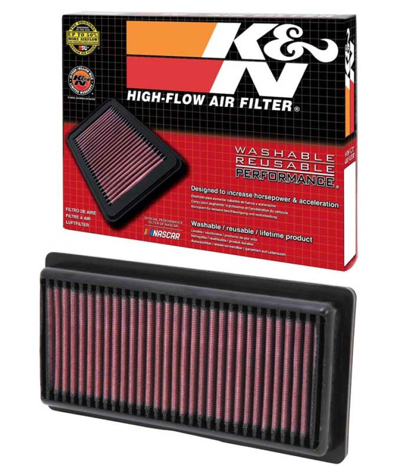 K&N Engineering 33-2479 - KNN33-2479 - K&N Replacement Panel Air Filter 12-14 Nissan Versa 1.6L 1.031in H x 9.125in OS L x 4in OS W - Shipped in Europe - Tuningsupply.com