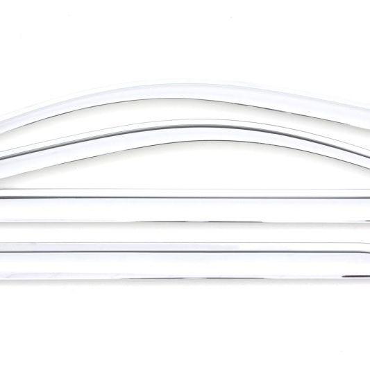 AVS 684536 - AVS684536 - AVS 15-18 Chevy Silverado 2500 Crew Cab Ventvisor Front & Rear Window Deflectors 4pc - Chrome - Shipped in Europe - Tuningsupply.com