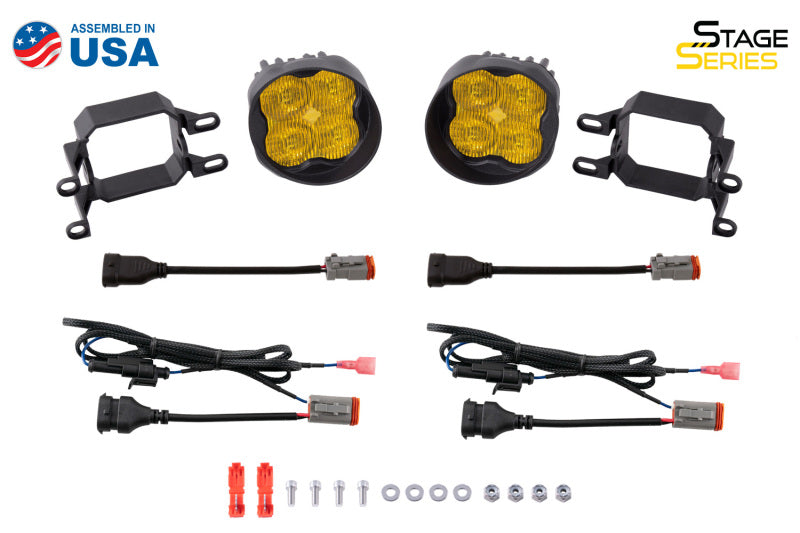 Diode Dynamics DD7002 - DIODD7002 - Diode Dynamics SS3 Max Type B Kit ABL - Yellow SAE Fog - Shipped in Europe - Tuningsupply.com