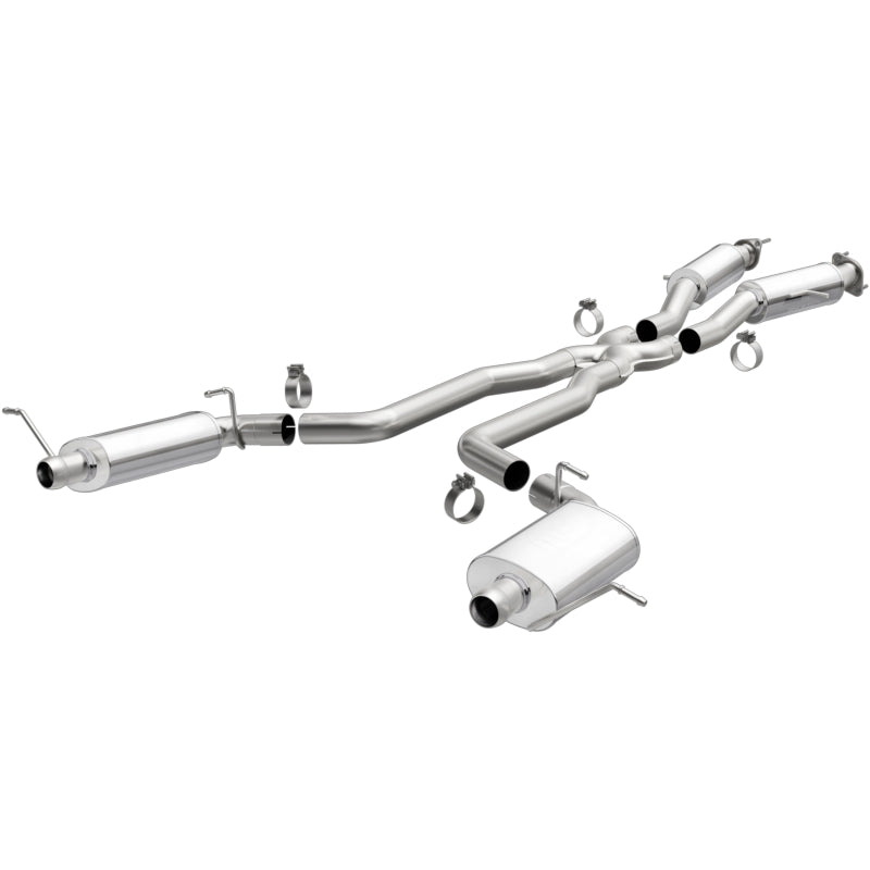 Magnaflow 15064 - MAG15064 - MagnaFlow 12 Jeep Grand Cherokee V8 6.4L Dual Split Rear Exit Stainless Cat Back Performance Exhaust - Shipped in Europe - Tuningsupply.com