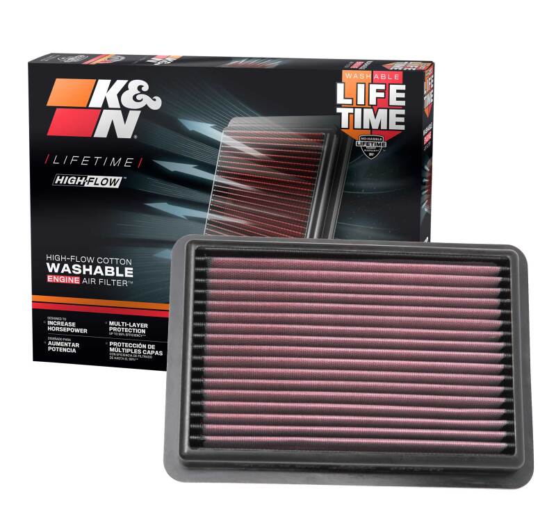K&N Engineering 33-5096 - KNN33-5096 - K&N 2019 Mazda 3 2.5L F/I Drop In Replacement Air Filter - Shipped in Europe - Tuningsupply.com