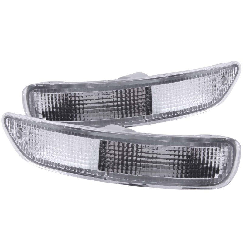 ANZO 511017 - ANZ511017 - ANZO 1993-1997 Toyota Corolla Euro Parking Lights Chrome - Shipped in Europe - Tuningsupply.com
