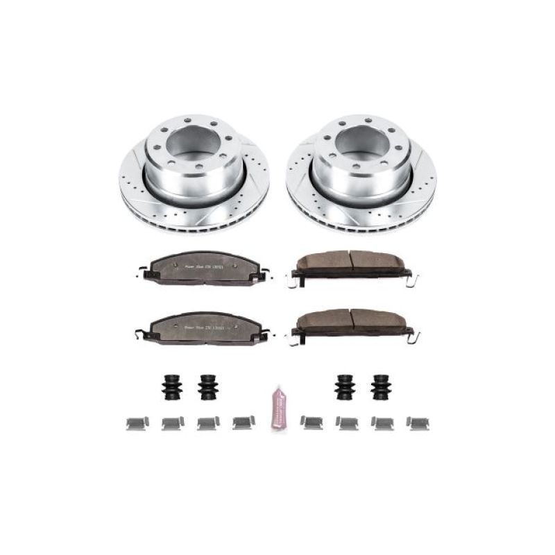 PowerStop K5487-36 - PSBK5487-36 - Power Stop 11-12 Ram 3500 Rear Z36 Truck & Tow Brake Kit - Shipped in Europe - Tuningsupply.com