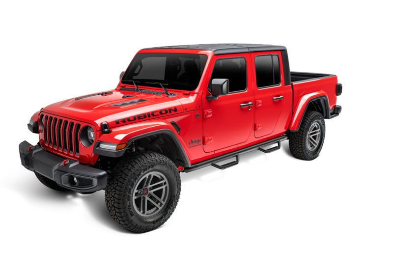 N-Fab - NFBJ1980T - N-Fab Nerf Step 2019 Jeep Wrangler JT 4DR Truck Full Length - Tex. Black - 3in - Shipped in Europe - Tuningsupply.com