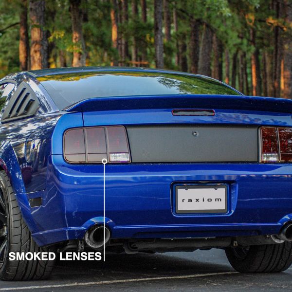Raxiom 49066 - RAX49066 - Raxiom 05-09 Ford Mustang Tail Lights- Black Housing (Smoked Lens) - Shipped in Europe - Tuningsupply.com