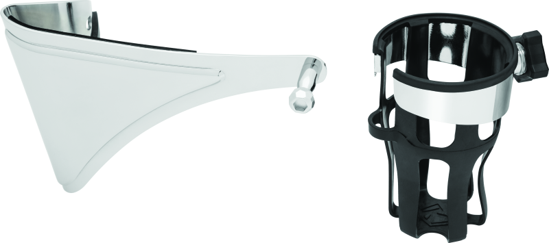 Kuryakyn 6486 - KUR6486 - Kuryakyn Reflex Drink Holder Right Side HD Touring Passenger Mount 14 and Up Chrome - Shipped in Europe - Tuningsupply.com