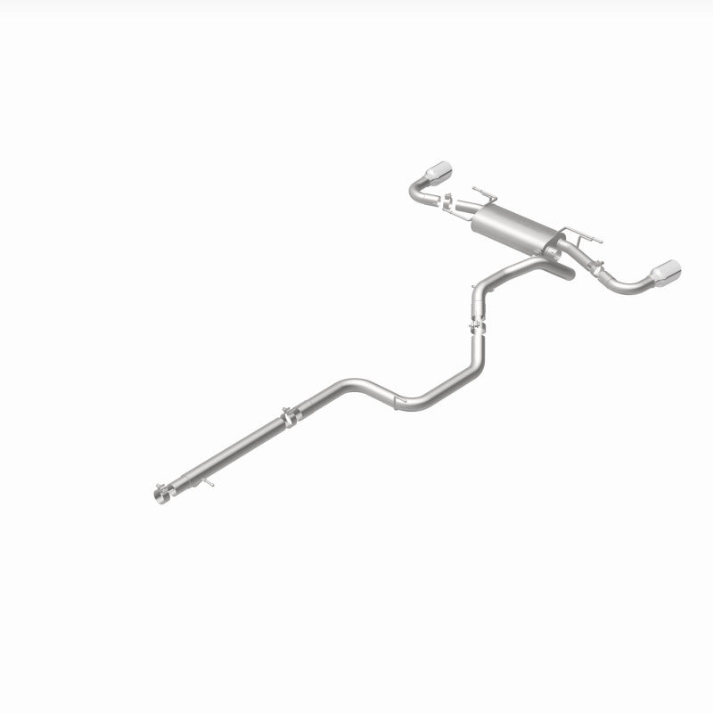 Magnaflow 15146 - MAG15146 - MagnaFlow 10-12 Mazda 3 L4 2.5L Hatchback Split Rear Exit Stainless Cat Back Performance Exhaust - Shipped in Europe - Tuningsupply.com