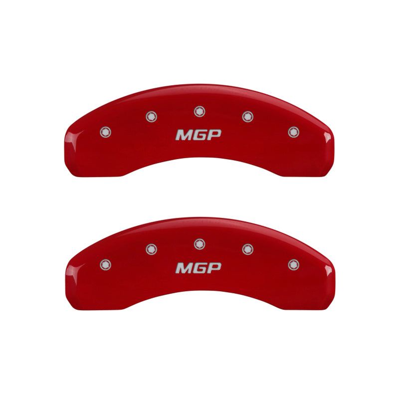 MGP 15211SMGPRD - MGP15211SMGPRD - MGP 4 Caliper Covers Engraved Front & Rear MGP Red finish silver ch - Shipped in Europe - Tuningsupply.com