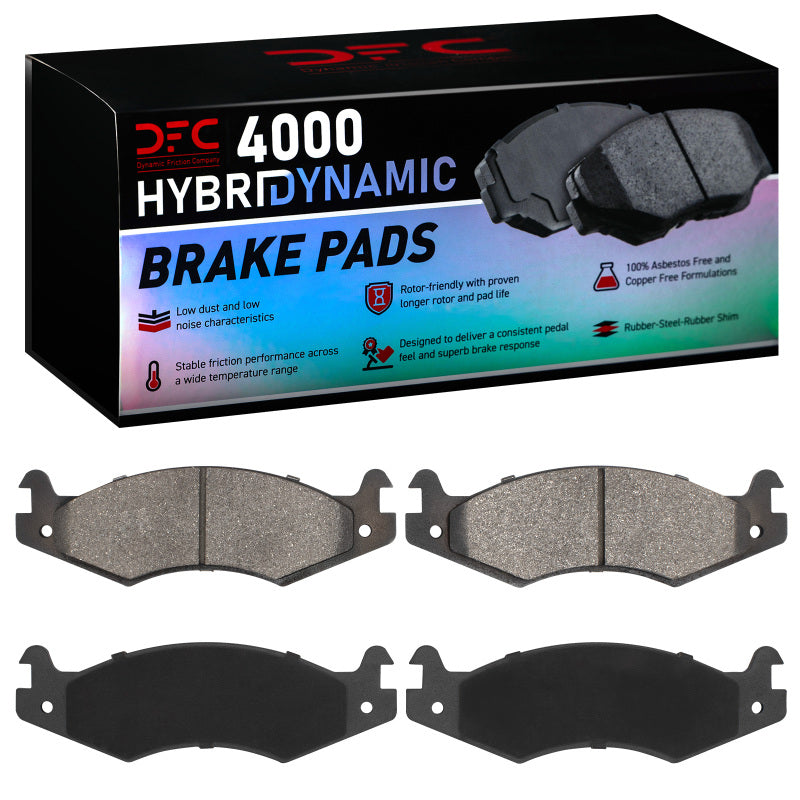 DFC 4000-0651-00 - DFC4000-0651-00 - DFC 92-06 Hummer H1 Front/Rear 4000 Hybridynamic Brake Pads - Shipped in Europe - Tuningsupply.com