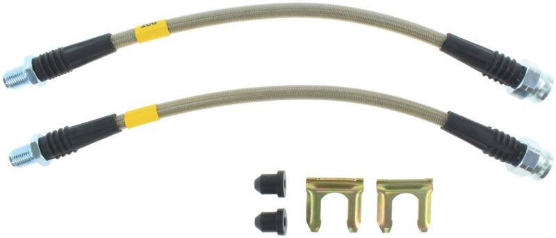 Stoptech 950.46500 - STO950.46500 - StopTech 00-05 Mitsubishi Eclipse Stainless Steel Rear Brake Lines - Shipped in Europe - Tuningsupply.com