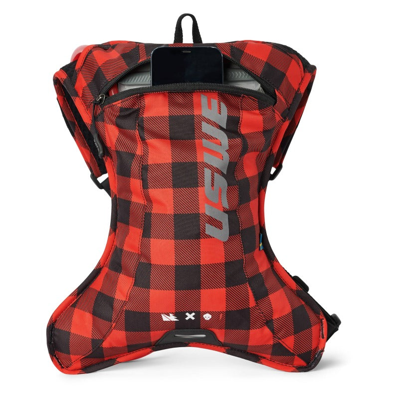USWE 5202076048 - USW5202076048 - USWE Outlander Hydration Pack 2L - Flannel Red/Black - Shipped in Europe - Tuningsupply.com