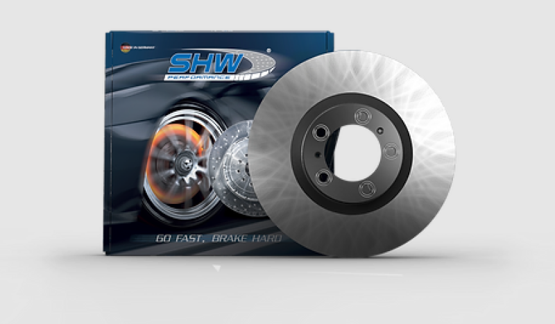 SHW Performance PRX39506 - SHWPRX39506 - SHW 15-18 Porsche Macan Turbo 3.6L w/o Ceramic Brakes Rear Smooth Monobloc Brake Rotor (95B615601D) - Shipped in Europe - Tuningsupply.com