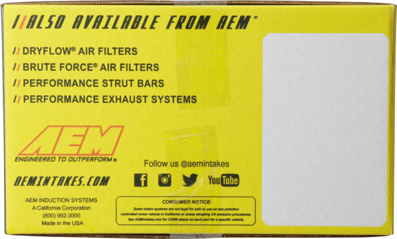AEM Induction 22-688C - AEM22-688C - AEM 2015 Lexus IS250/350 3.5L V6 HCA Cold Air Intake System - Shipped in Europe - Tuningsupply.com