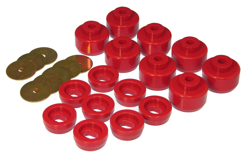 Prothane 7-148 - PRO7-148 - Prothane 99-07 Chevy Silverado Canadian Model Body Mount - Red - Shipped in Europe - Tuningsupply.com
