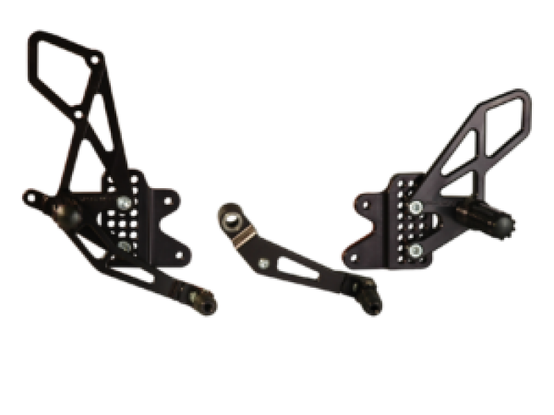 Vortex Racing RS553K - VTXRS553K - Vortex Racing 6-10 Suzuki GSX-R600, GSX-R750 Rear Set- Black - Shipped in Europe - Tuningsupply.com