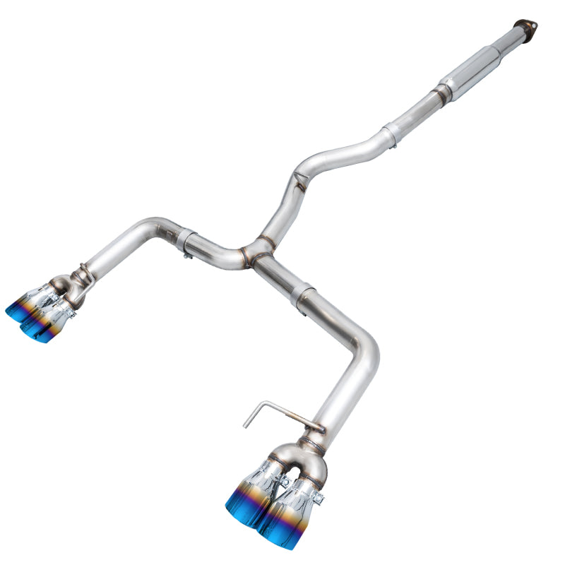 AWE Tuning 3020-49074 - AWE3020-49074 - AWE Tuning 12-14 Subaru WRX STI Sedan Track Edition Exhaust - Vapor Blue Quad Tips (102mm) - Shipped in Europe - Tuningsupply.com
