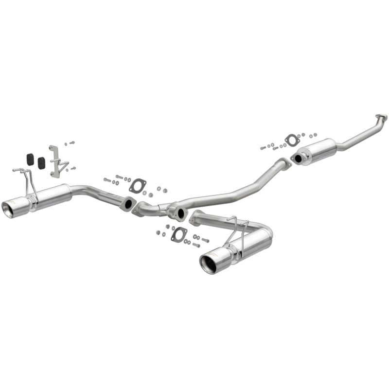 Magnaflow 19313 - MAG19313 - MagnaFlow 16-18 Honda Civic L4 2.0L Street Series Cat-Back Exhaust w/ Polished Tips - Shipped in Europe - Tuningsupply.com