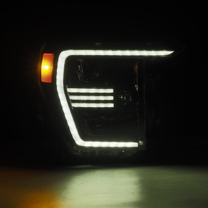 AlphaRex - ARX880294 - AlphaRex 21-22 Ford F150 PRO-Series Projector headlights Alpha-Black w/Activ Light/Seq Signal - Shipped in Europe - Tuningsupply.com