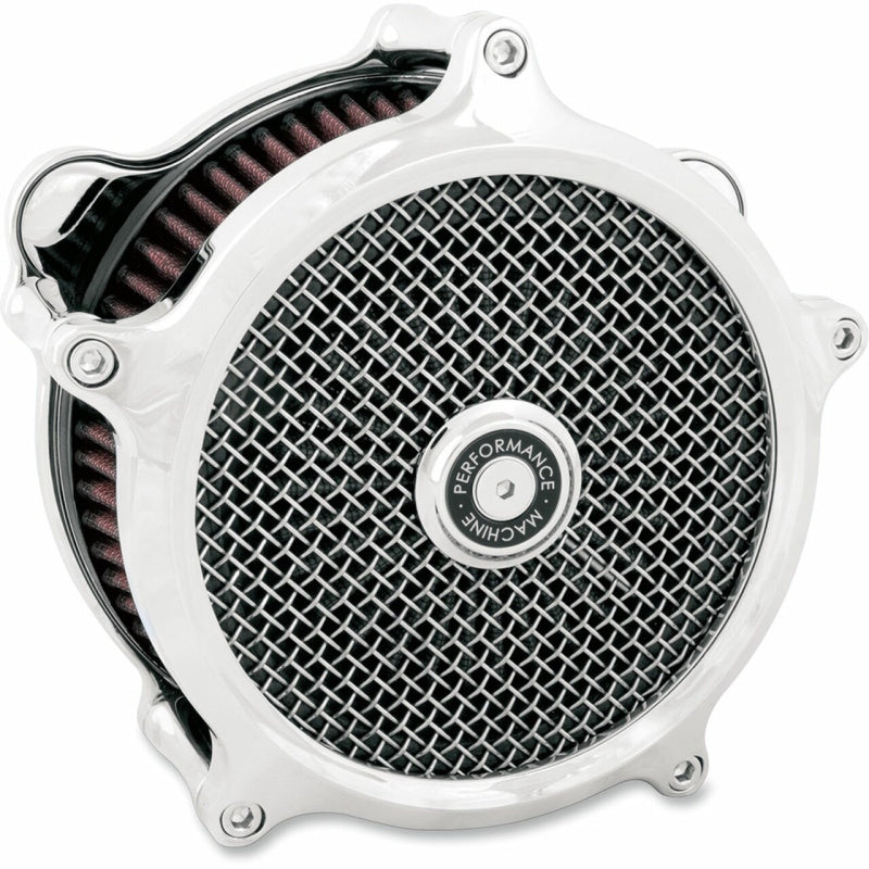 Performance Machine 0206-2139-CH - PFM0206-2139-CH - Performance Machine Air Cleaner - Chrome - Shipped in Europe - Tuningsupply.com