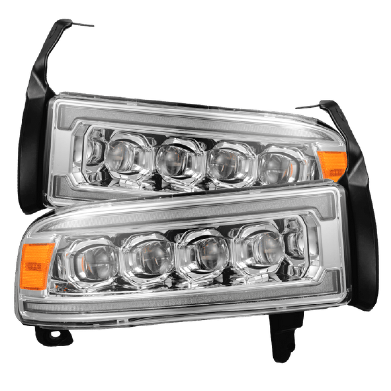AlphaRex 880351 - ARX880351 - AlphaRex 94-01 Dodge Ram 1500 NOVA LED Headlights Chrome w/ Activ. Light Seq. Signal and SB DRL - Shipped in Europe - Tuningsupply.com