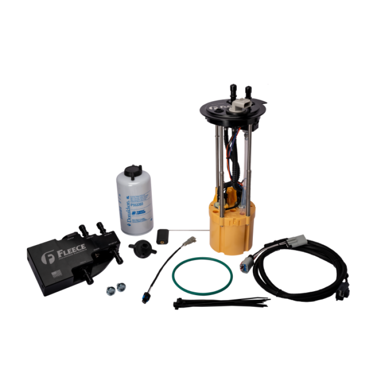 Fleece Performance FPE-PF-FMC-1116-SB - FPEFPE-PF-FMC-1116-SB - Fleece Performance 11-16 Ford Powerstroke (Short Bed) PowerFlo Lift Pump & Fuel System Upgrade Kit - Shipped in Europe - Tuningsupply.com