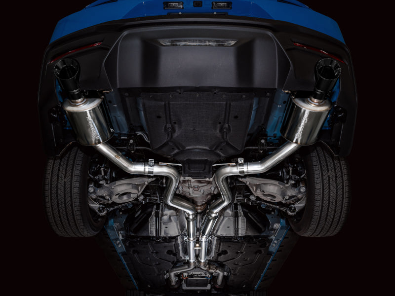 AWE Tuning 3015-33650 - AWE3015-33650 - AWE 2024 Ford Mustang GT Fastback S650 RWD Touring Catback Exhaust w/ Dual Diamond Black Tips - Shipped in Europe - Tuningsupply.com