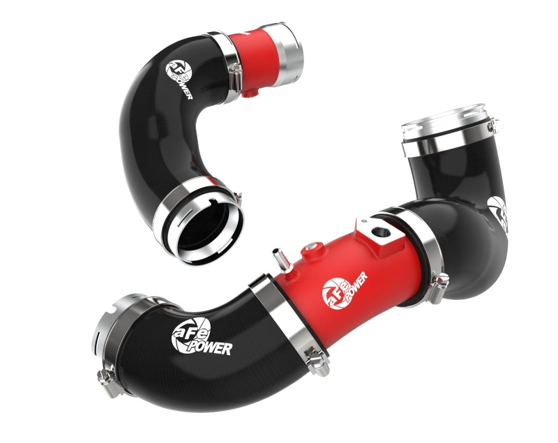 aFe 46-20694-R - AFE46-20694-R - aFe BladeRunner 22-23 Kia Stinger L4-2.5L (t) Aluminum Hot and Cold Charge Pipe Kit - Red - Shipped in Europe - Tuningsupply.com