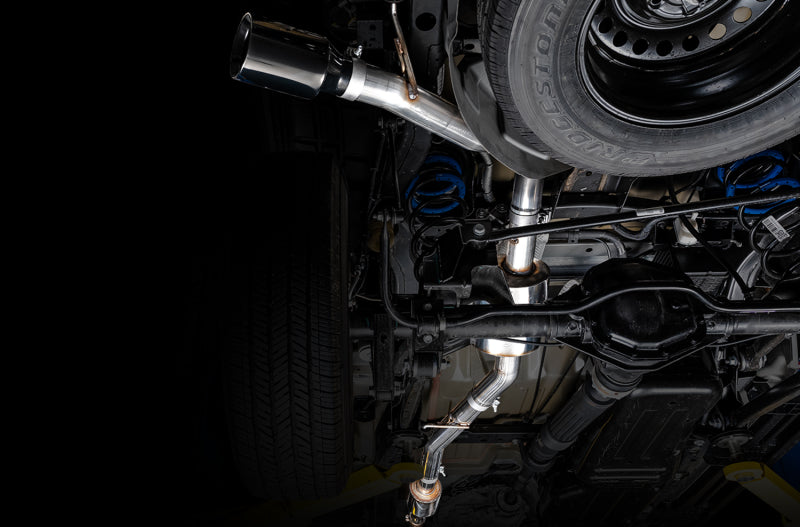 AWE Tuning 3015-23103 - AWE3015-23103 - AWE Tuning 20-21 Jeep Gladiator JT 3.6L Tread Edition Cat-Back Single Side Exhaust - Diamond Blk Ti - Shipped in Europe - Tuningsupply.com