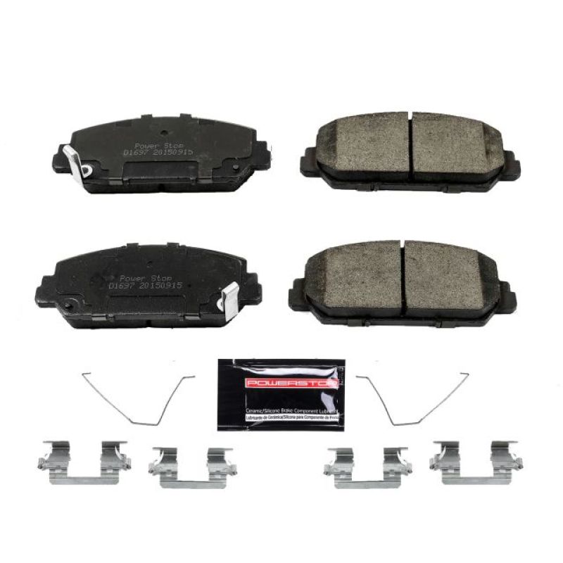 PowerStop Z23-1697 - PSBZ23-1697 - Power Stop 16-19 Acura ILX Front Z23 Evolution Sport Brake Pads w/Hardware - Shipped in Europe - Tuningsupply.com