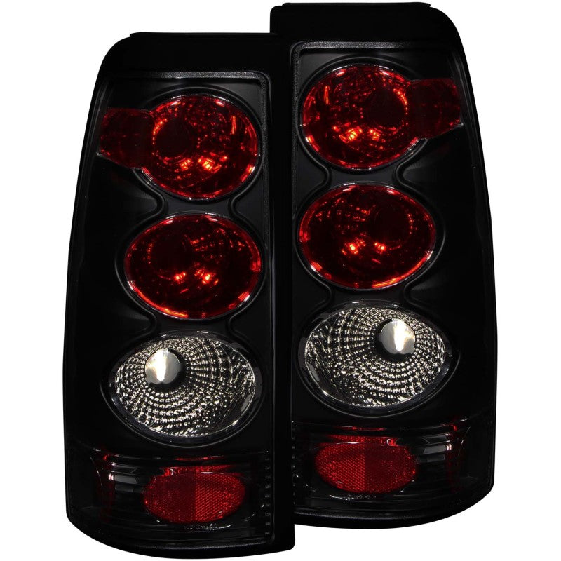 ANZO 211160 - ANZ211160 - ANZO 1999-2002 Chevrolet Silverado 1500 Taillights Dark Smoke - Shipped in Europe - Tuningsupply.com