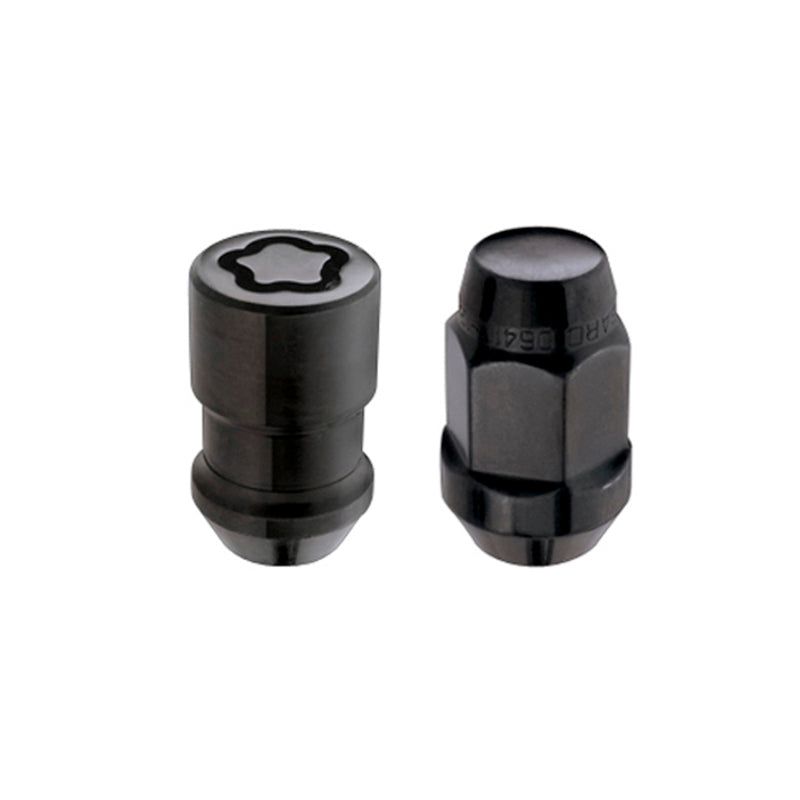 McGard 84538 - MCG84538 - McGard 5 Lug Hex Install Kit w/Locks (Cone Seat Nut / Bulge) M12X1.5 / 3/4 Hex / 1.45in. L - Black - Shipped in Europe - Tuningsupply.com