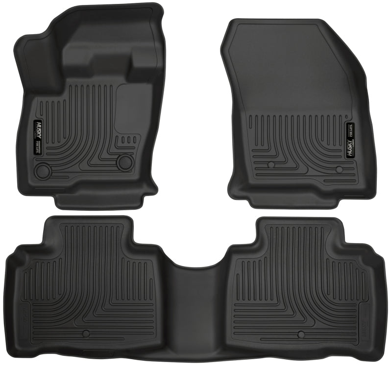 Husky Liners 99311 - HSL99311 - Husky Liners 2016 Lincoln MKX WeatherBeater Combo Black Floor Liners - Shipped in Europe - Tuningsupply.com