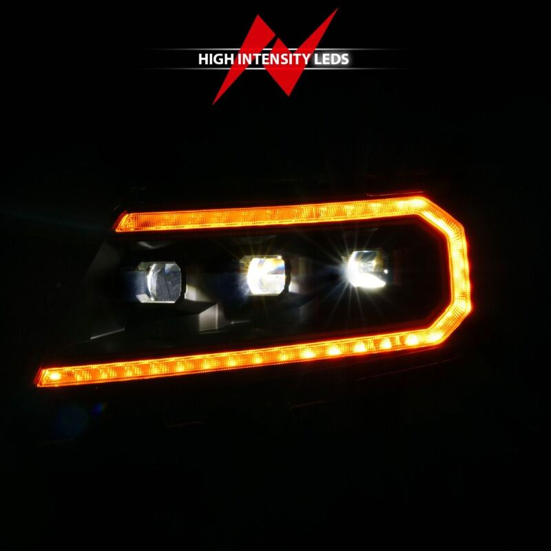 ANZO - ANZ111641 - ANZO 15-22 Chevy Colorado Full LED Headlights w/ Initiation (Amber DRL) - Black - Shipped in Europe - Tuningsupply.com