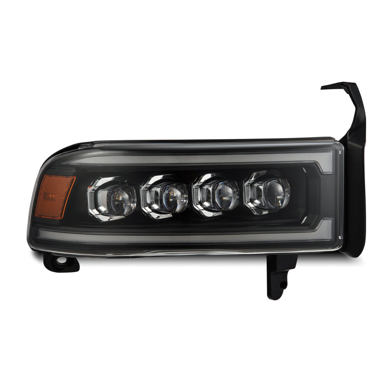 AlphaRex 880350 - ARX880350 - AlphaRex 94-01 RAM 1500 NOVA LED Proj Headlights Blk w/Activ Light/Seq Signal/SB DRL - Shipped in Europe - Tuningsupply.com
