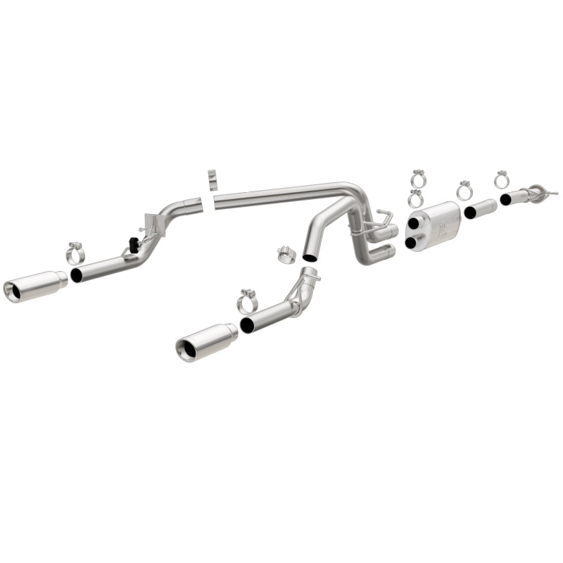 Magnaflow 19019 - MAG19019 - MagnaFlow Stainless Cat-Back Exhaust 2015 Chevy Colorado/GMC Canyon Dual Split Rear Exit 3.5in - Shipped in Europe - Tuningsupply.com