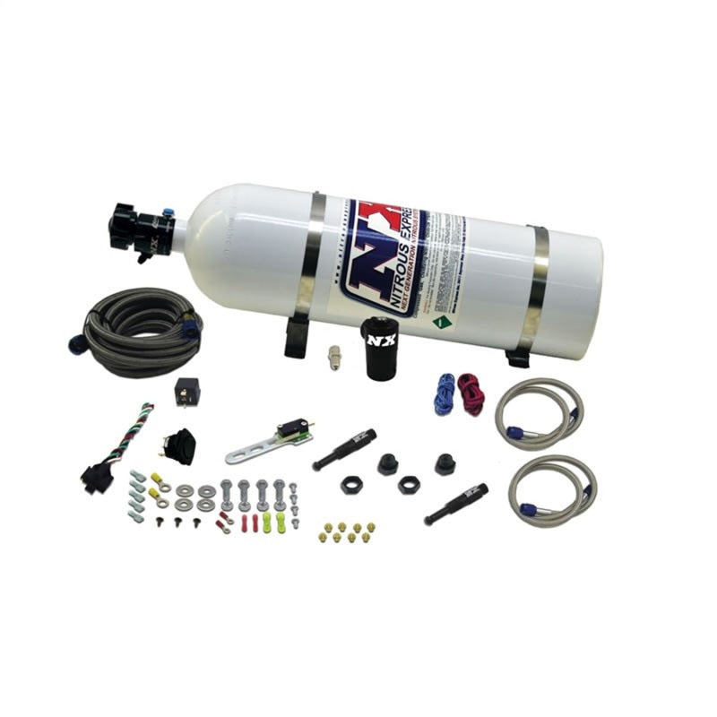 Nitrous Express NXD12003 - NEXNXD12003 - Nitrous Express NXD Super Stacker Nitrous Kit w/Lightning 375 Solenoid - Shipped in Europe - Tuningsupply.com