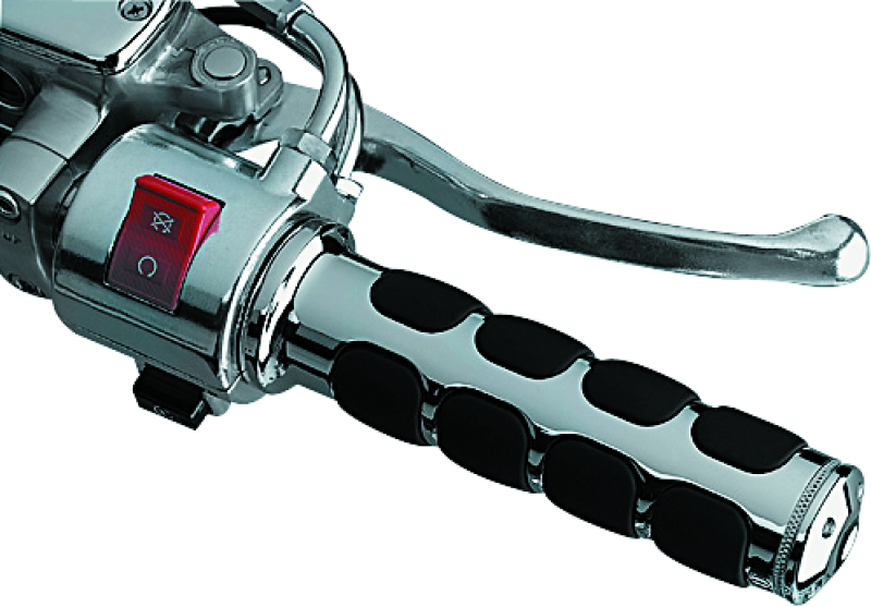 Kuryakyn 6190 - KUR6190 - Kuryakyn ISO Grips Metric Chrome - Shipped in Europe - Tuningsupply.com