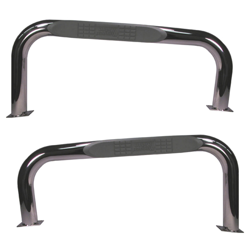 Rugged Ridge 11522.03 - RUG11522.03 - Rugged Ridge Nerf Bars Stainless Steel 76-86 Jeep CJ - Shipped in Europe - Tuningsupply.com