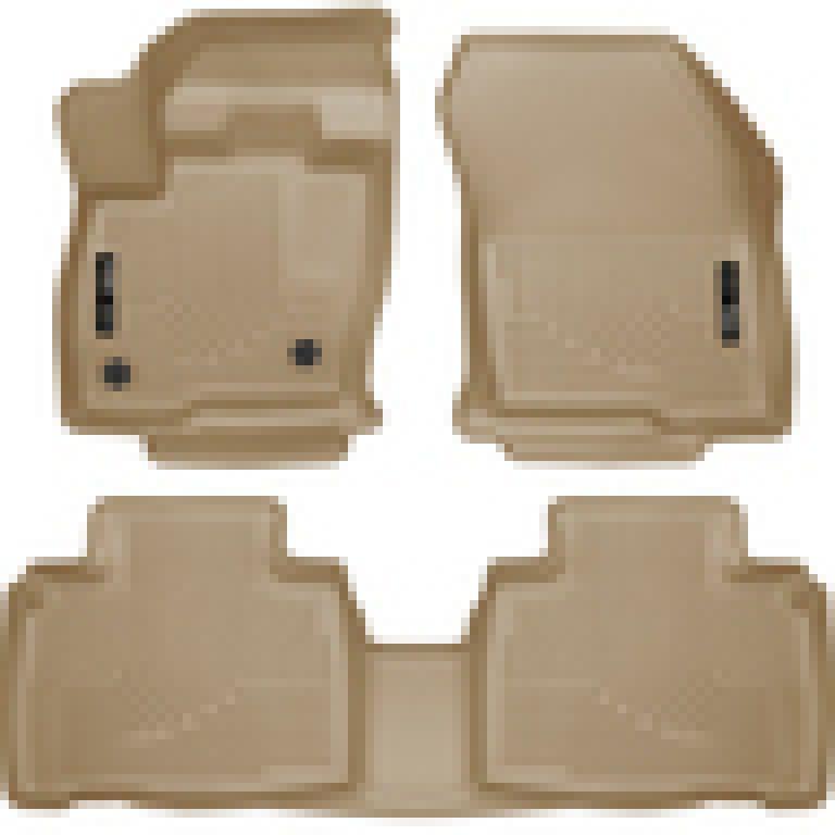 Husky Liners 98783 - HSL98783 - Husky Liners 2015 Ford Edge WeatherBeater Front & 2nd Row Combo Tan Floor Liners - Shipped in Europe - Tuningsupply.com